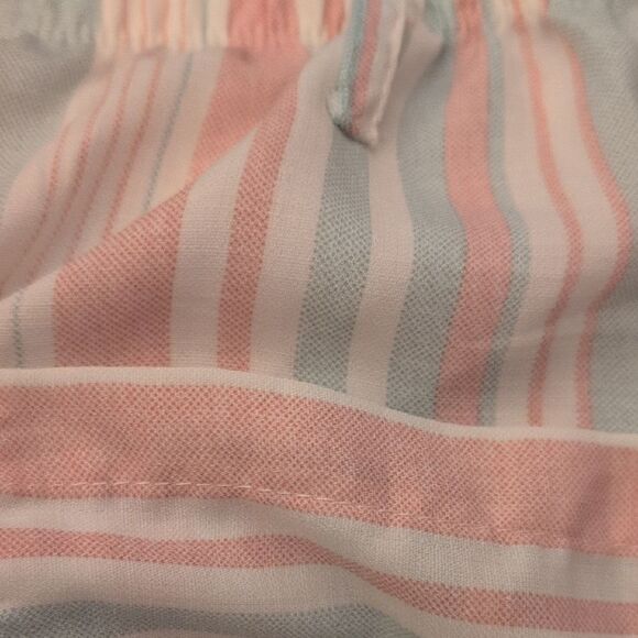 Kensie‎ Girl Pastel Striped Wide-Leg Cropped Pants - Picture 3 of 5